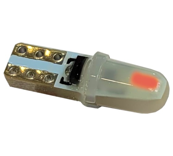 Светодиод Nord-Yada 12V T5 W1.2W, 2x3014SMD Non-polar красный 2 шт. 908825