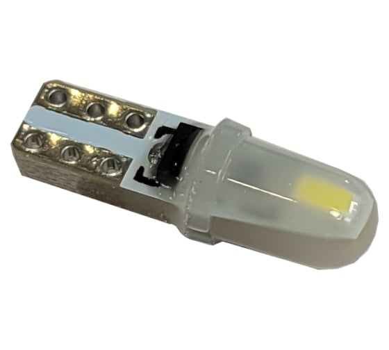 Светодиод Nord-Yada 12В T5 W1.2W, 2x3014SMD Non-polar белый 2 шт 908822