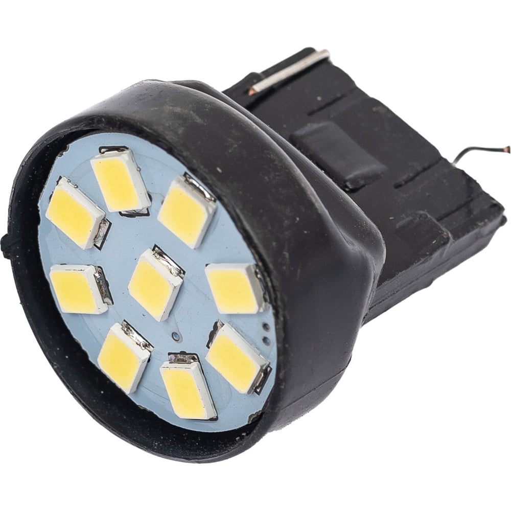 Светодиод Nord-Yada 12V T20 -7443 (9SMD) W21/5W белый (габарит, стоп-сигнал  для яп.авто) 0.532W 4lm 2 шт 901982 - выгодная цена, отзывы,  характеристики, фото - купить в Москве и РФ