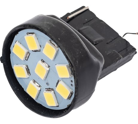 Светодиод Nord-Yada 12V T20 -7443 (9SMD) W21/5W белый (габарит, стоп-сигнал для яп.авто) 0.532W 4lm 2 шт 901982