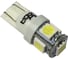 Светодиод Nord-Yada 12V T10-5 SMD (size 5050) W5W белый 0.48W 30lm 2 шт. 902399 1