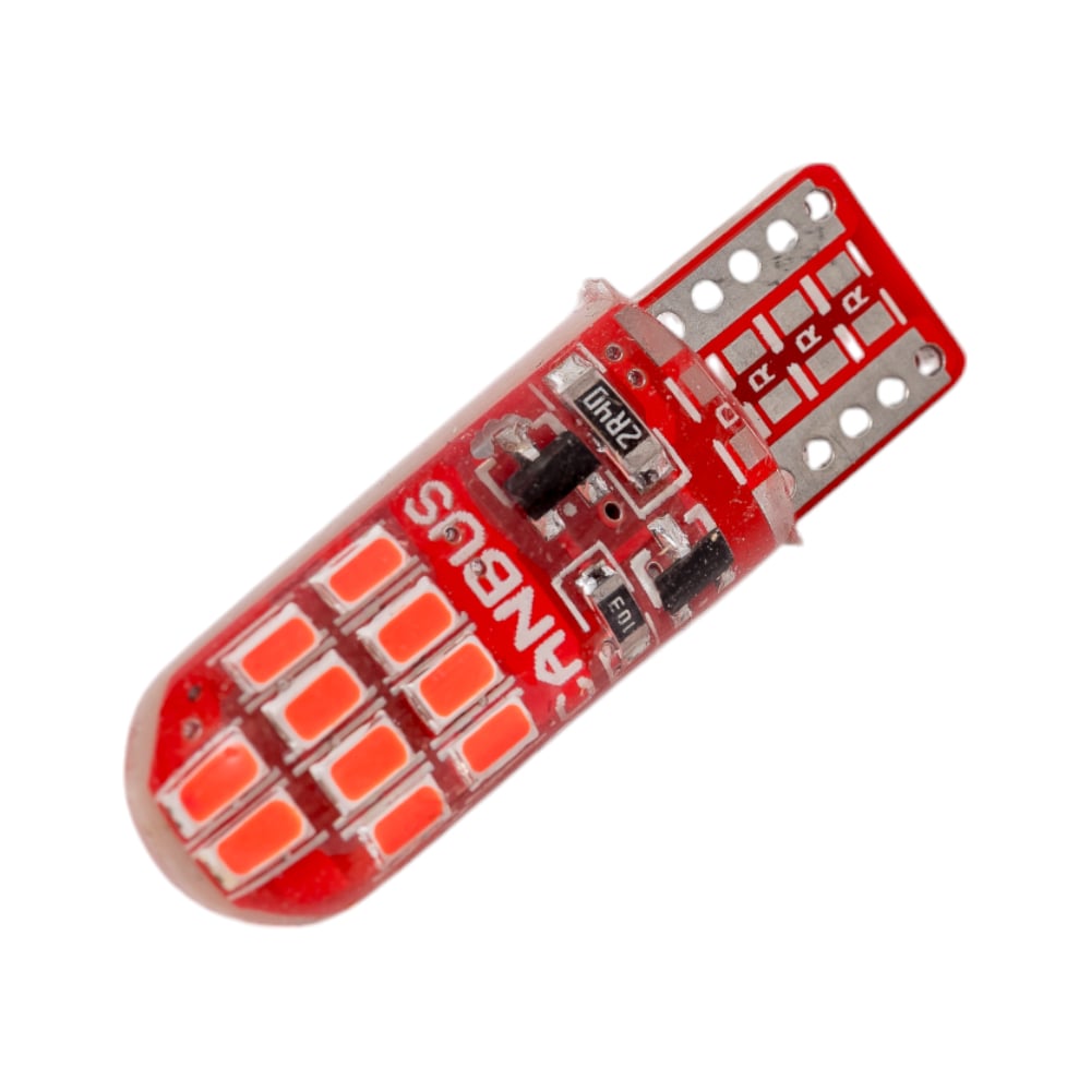 Светодиод Nord-Yada 12 В, T10, W5W, 20x3014SMD, c обманкой, красный 2 ...