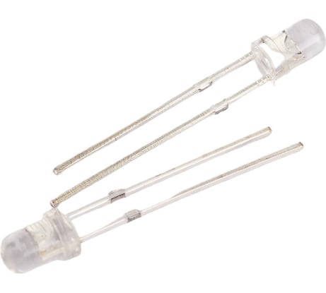 Выводной светодиод Nord-Yada F3, 1 LED, белый 3.5 В, 0.06 Вт, 5 Лм 2 шт. 901957