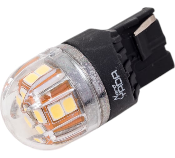 Светодиод Nord-Yada T20, W21, W3x16q, 15x2835SMD, чип OSRAM с обманкой (стоп.ук.пов), блистер 2 шт. в упаковке 908345