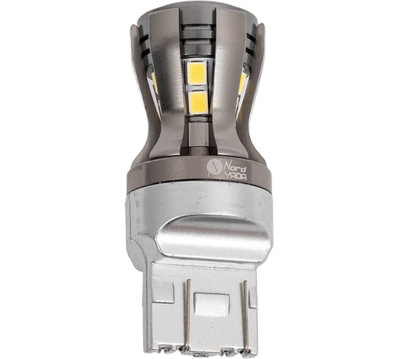 Светодиод Nord-Yada T20, W21/5, W3x16q, 14x2835SMD, чип OSRAM с обманкой (стоп.ук.пов), блистер 2 шт. в упаковке 908342