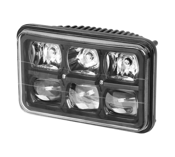 Встраиваемая светодиодная фара РИФ 167x107x81 мм, 60W LED SM-5060-SDA