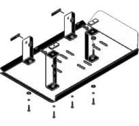 Алюминиевая защита ООО Трио Сервис MOTODOR 5 мм ТК Volkswagen Multivan 32718