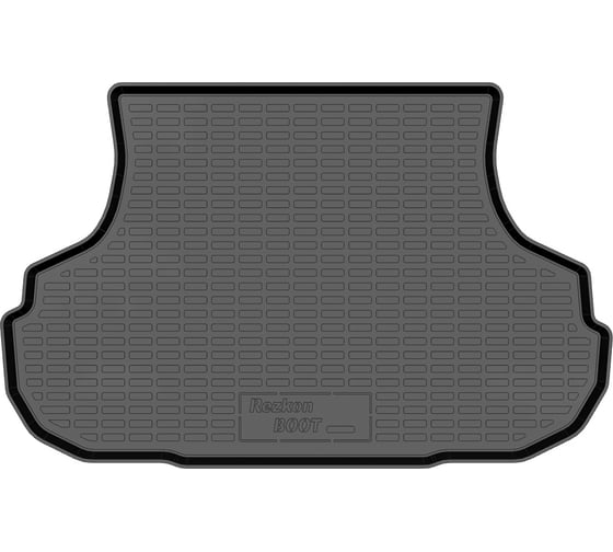Пластиковый коврик в багажник REZKON черный для Hyundai Sonata 04-10 5020055100 1