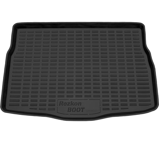 Пластиковый коврик в багажник REZKON черный для Kia Ceed hb 12-18 5021005210