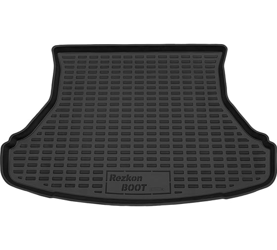 Пластиковый коврик в багажник REZKON черный для LADA 1118 Kalina sd 5039030100 1