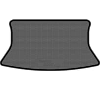 Пластиковый коврик в багажник REZKON черный для LADA 1119 Kalina hb 5039030110