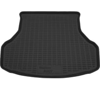 Пластиковый коврик в багажник REZKON черный для LADA 2190 Granta sd 11-18 5039015100