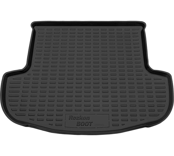 Пластиковый коврик в багажник REZKON черный для Mitsubishi Outlander 12-17 с карманами 5024015100
