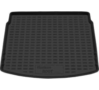 Пластиковый коврик в багажник REZKON черный для Nissan Qashqai 07-14 5025020100