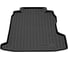Пластиковый коврик в багажник REZKON черный для Opel Astra H sd 07-14 5026010301 1