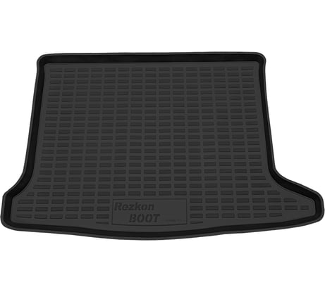 Пластиковый коврик в багажник REZKON черный для Renault Sandero 14-н.в. 5029025210
