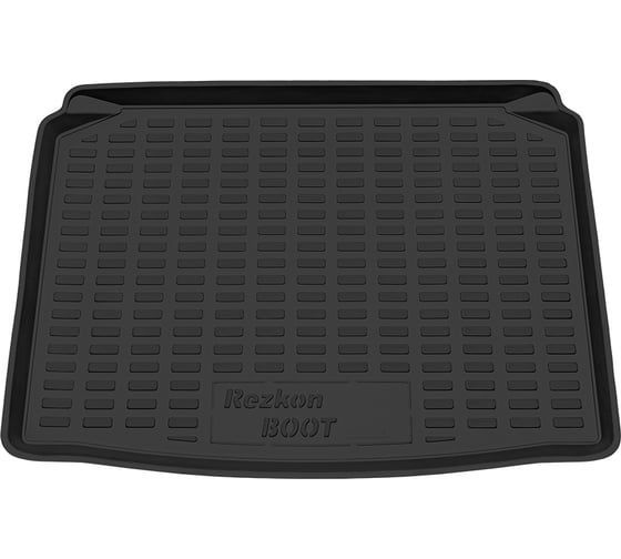 Пластиковый коврик в багажник REZKON черный для Skoda Fabia hb 07-14 5030005110