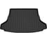 Пластиковый коврик в багажник REZKON черный для Toyota RAV 4 00-06 5034035050 1