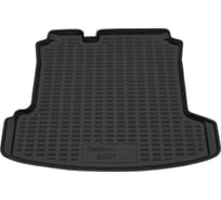 Пластиковый коврик в багажник REZKON черный для Volkswagen Polo sd 09-20 5035020100