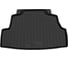 Полиуретановый коврик в багажник REZKON черный для Nissan Almera Classiс 06-12 5525005100 1