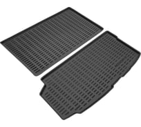 Коврик в багажник REZKON полиуретановый, черный, для Volvo XC 90 5 мест, из 2 штук 5559005100