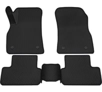 Салонные коврики REZKON 3D EVA Ромб резиновые, черные, для Chevrolet Cruze 09-15, черный кант 9212020101