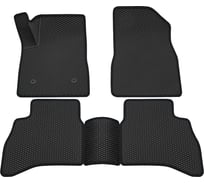 Салонные коврики REZKON 3D EVA Ромб резиновые, черные, для Chevrolet TrailBlazer 20-Н.В., черный кант 9212060101