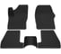Салонные коврики REZKON 3D EVA Ромб резиновые, черные, для Ford Focus III 11-19, серый кант 9216010202 1