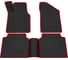 Салонные коврики REZKON 3D EVA Ромб резиновые, черные, для LADA Classic 2101-2107, красный кант 9239005104 1