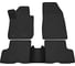 Салонные коврики REZKON 3D EVA Ромб резиновые, черные, для Renault Duster 4x4 12-21, черный кант 9229005101 1