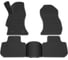 Салонные коврики REZKON 3D EVA Ромб резиновые, черные, для Subaru Forester 13-18, серый кант 9232005202 1