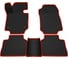 Салонные коврики REZKON 3D EVA Ромб резиновые, черные, для Toyota RAV4 19-Н.В., красный кант 9234035304 1