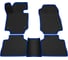 Салонные коврики REZKON 3D EVA Ромб резиновые, черные, для Toyota RAV4 19-Н.В., синий кант 9234035303 1