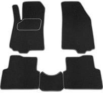 Салонные коврики REZKON ворс на резиновой основе, черный, для Chevrolet Aveo 12-15 2512005200