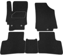 Салонные коврики REZKON ворс на резиновой основе, черный, для Hyundai Creta 16-21 2520065100