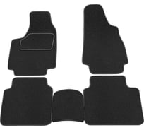 Салонные коврики REZKON ворс на резиновой основе, черный, для LADA 4x4 2121-21213-214 2539035100