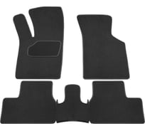Салонные коврики REZKON ворс на резиновой основе, черный, для LADA Kalina 1117-1118-1119 2539030100