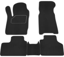 Салонные коврики REZKON ворс на резиновой основе, черный, для LADA Niva Travel-Chevrolet Niva 2123 2539040100