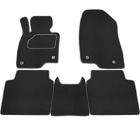Салонные коврики REZKON ворс на резиновой основе, черный, для Mazda 6 12-18 2523015100