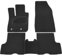 Салонные коврики REZKON ворс на резиновой основе, черный, для Renault Duster 21-Н.В. 2529005400