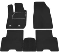 Салонные коврики REZKON ворс на резиновой основе, черный, для Renault Arkana 19-Н.В. 2529040100
