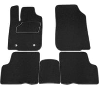 Салонные коврики REZKON ворс на резиновой основе, черный, для Renault Logan 04-15 2529015100