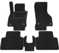 Салонные коврики REZKON ворс на резиновой основе, черный, для Skoda Octavia A7 13-20 2530010200