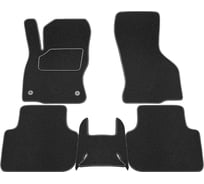 Салонные коврики REZKON ворс на резиновой основе, черный, для Skoda Octavia A8 20-Н.В. 2530010400