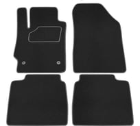 Салонные коврики REZKON ворс на резиновой основе, черный, для Toyota Camry 06-11 2534010100