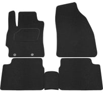 Салонные коврики REZKON ворс на резиновой основе, черный, для Toyota Corolla 07-13 2534015100