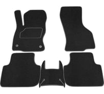 Салонные коврики REZKON ворс на резиновой основе, черный, для Volkswagen Jetta 20-Н.В. 2535010300