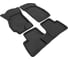 Салонные коврики REZKON 3D Evaplast ворсовые, черные, для Hyundai Accent 01-10 4520010100 1