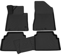 Салонный полиуретановый коврик REZKON для JAC J7 20-Н.В. черный 0559010100