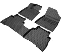 Салонный полиуретановый коврик REZKON для Kia Sorento 12-15 черный 0521025250